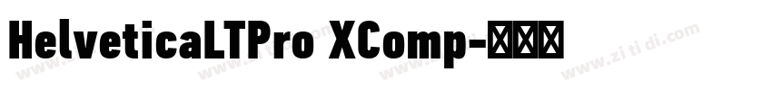HelveticaLTPro XComp字体转换